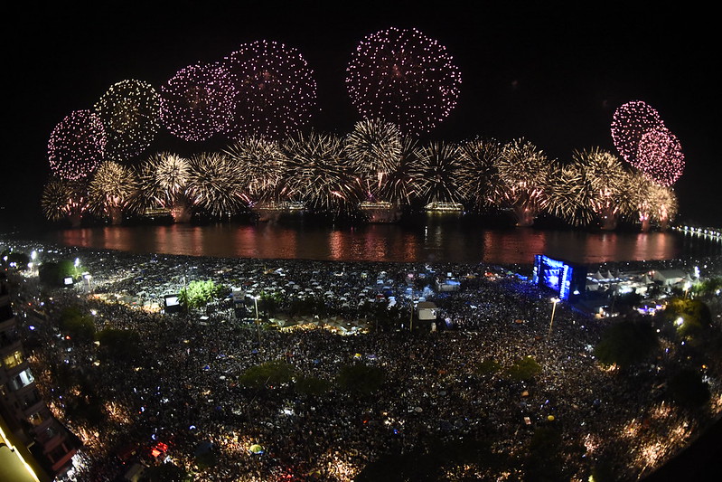 R&eacute;veillon na Praia de Copacabana