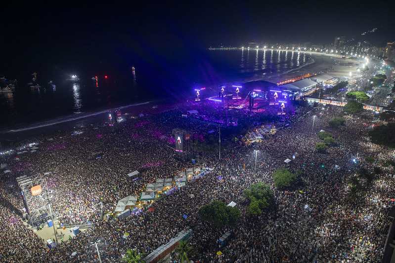 Madonna no Rio em 2024, Praia de Copacabana