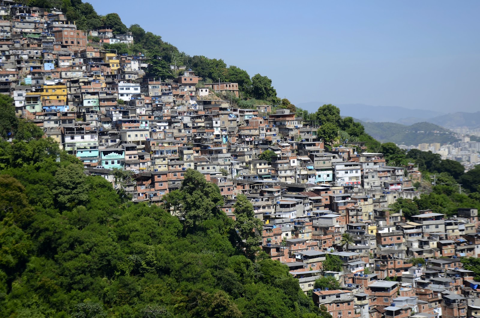 Panorama de favela carioca